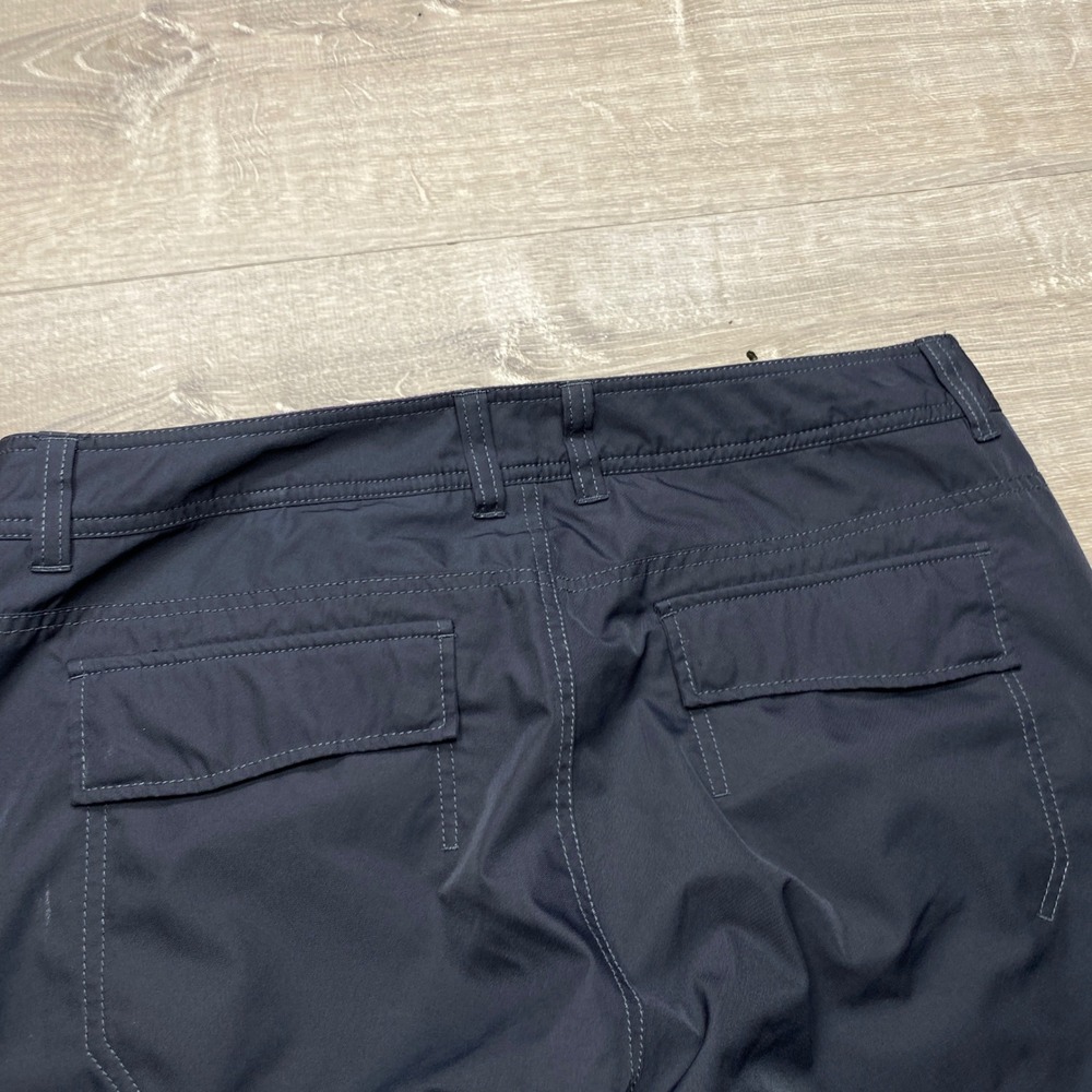Eddie Bauer Sport Pants Womens 14 Navy Blue Fleece Lined Water Repellent Hiking - Picture 9 of 10